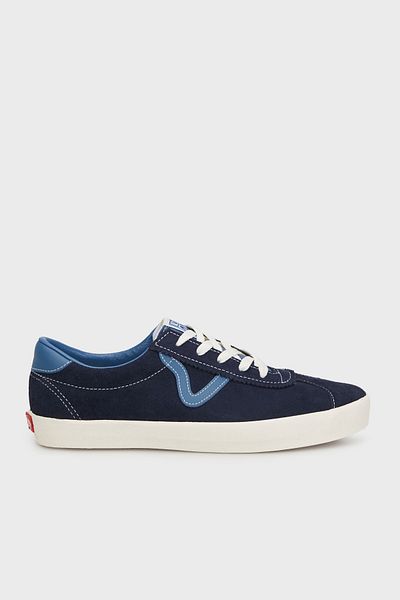 Vans Sport Low Logo Suede and Leather Detailed Sneaker Shoes Unisex Shoes Vn000D6Njdu1