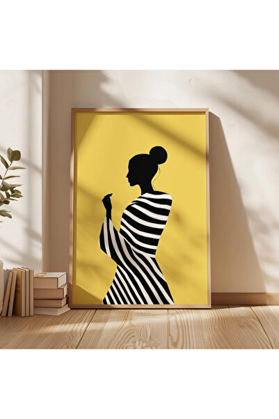 woodhomeworks Tek Parça Salon Ofis Dekor Tablo Ttk