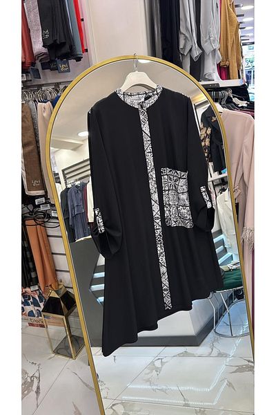 wennew Prive Large Size Asymmetrical Cut Tunic