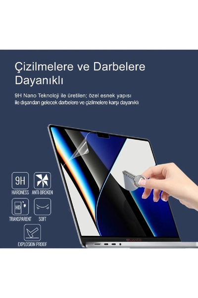 DUHALINE Notebook 9H Nano Screen Protector Film Compatible with All Laptops