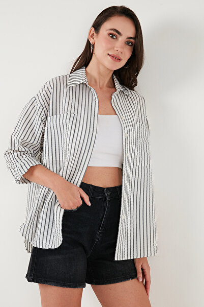 Lela Сорочка з довгими рукавами та смужками Regular Fit СОРОЧКА 6772875