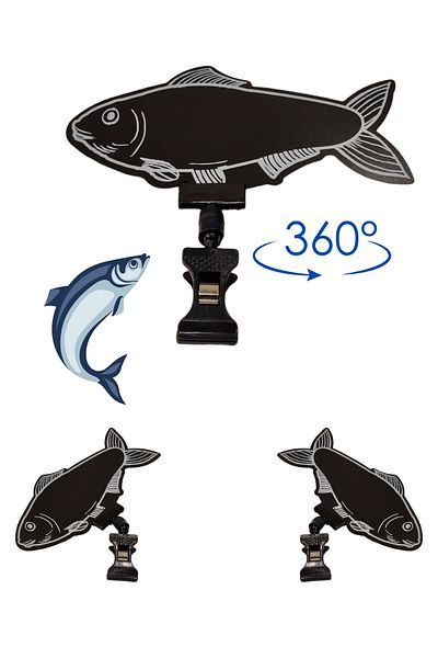 Manken İstanbul 10 Pieces Summer Erase Mini Size Latched Fish Price Tag Fisherman Tag Fish Bench Tag