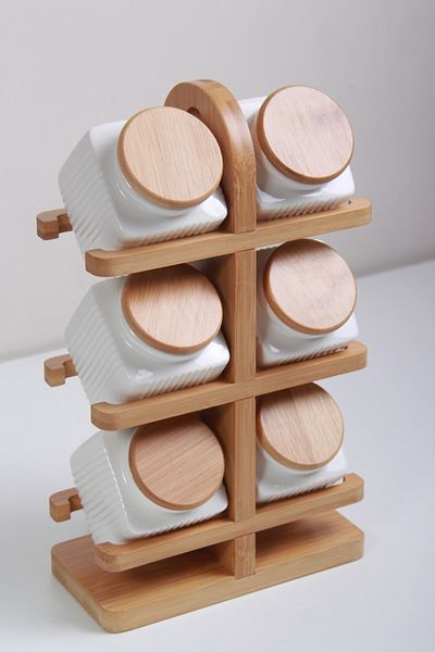 Generic spice jar set