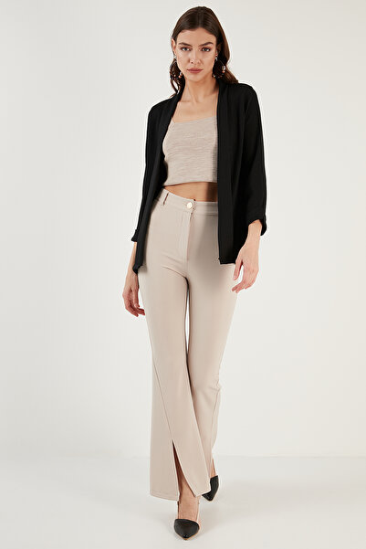 Lela Seersucker Kimono Cardigan with Folded Collar and Sleeves Cardigan 5869014