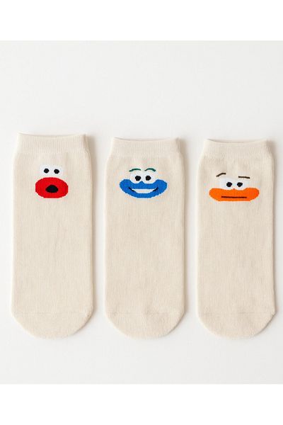 Katia&Bony Socks - Beige - Patterned