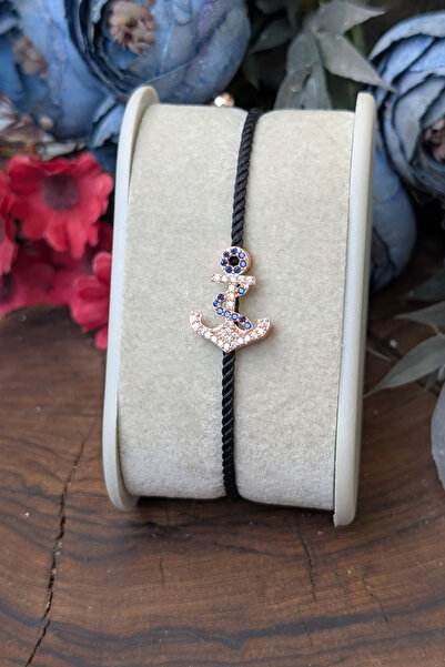 cheetahquality Çapa Zirkon Taşlı El Yapımı Makrome Ayarlanabilir Kadın Bileklik