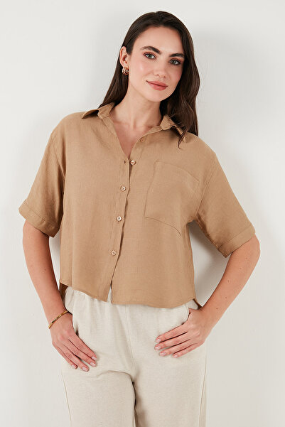 Lela Regular Fit Chest Pocket Short Sleeve Shirt Shirt 6779324