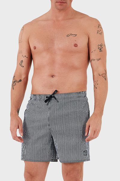 Armani Exchange Ριγέ λογότυπο Regular Fit Μαγιό Κοντό Ανδρικό MAYO SHORT XM000829 AF13643 FB213