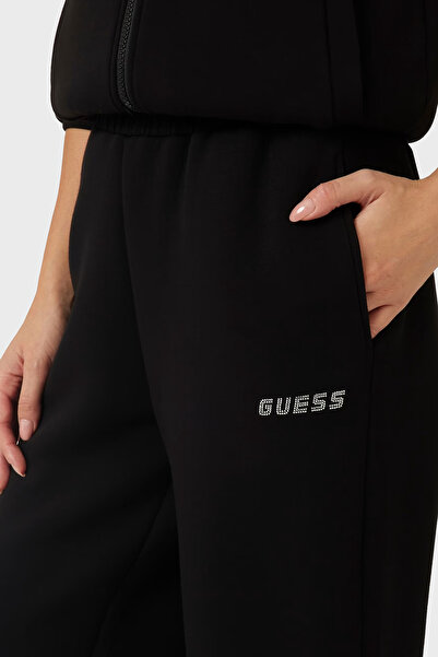 Guess Ceilia Stone Logo Relaxed Fit Ribbed Leg Jogger Pants V4Bb13K7Uw2 Pants V4Bb1