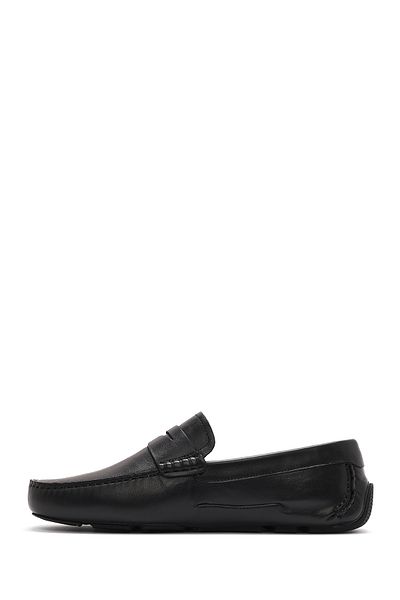 Derimod Men's Black Leather Loafer 25Sfd630318