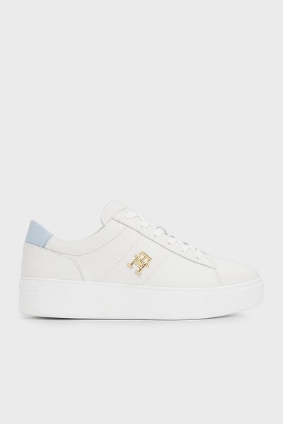 Tommy Hilfiger Leather Platform Sneaker Shoes Shoes Fw0Fw08464 0Lh