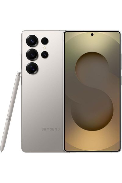 Samsung هاتف ذكي Galaxy S25 Ultra AI، سعة تخزين 256 جيجابايت، ذاكرة وصول عشوائي (RAM) سعة 12 جيجابايت، كاميرا 200 ميجابكسل، نظام أندرويد، قلم S Pen، بطارية طويلة الأمد