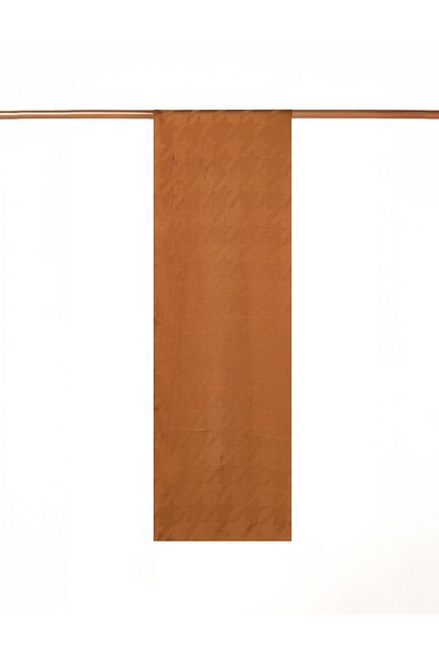 Kayra Goose Feet Pattern Jacquard Shawl Light Brown