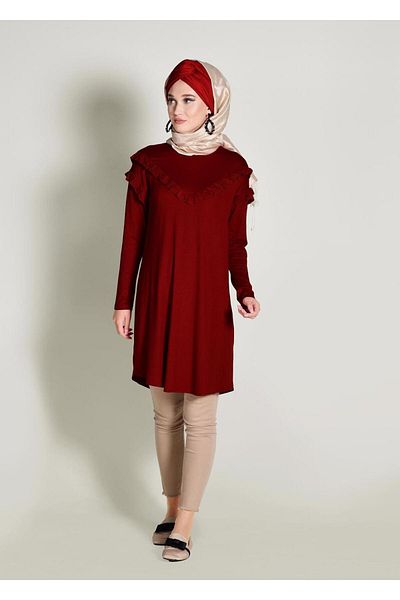 Alvina Rush Detailed Combed Tunic 4363