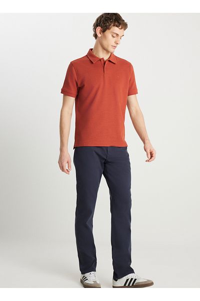 WRANGLER Normal Waist Straight Dark Navy Blue Men's Chino Pants W1218646411 Texas Pants