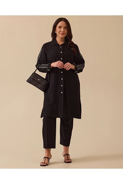 Gala-Xi Tunic - Black - Regular fit