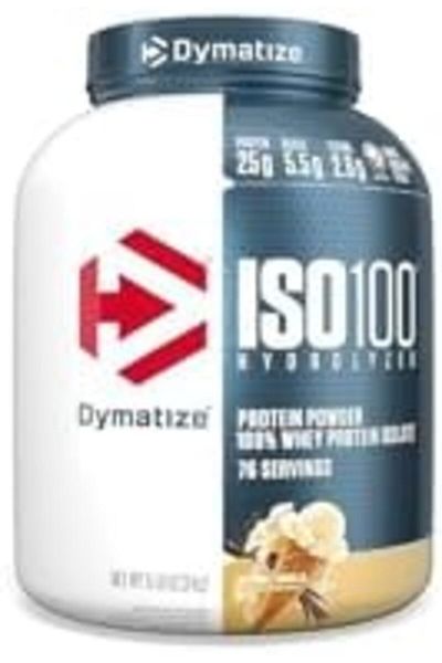 Dymatize ISO 100 0 Carb Whey Gourmet Vanilla, 5 lb