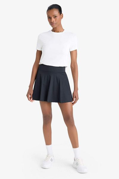 DeFacto DeFactoFit Pleated Mini Skirt with Tights E3501AX25SM