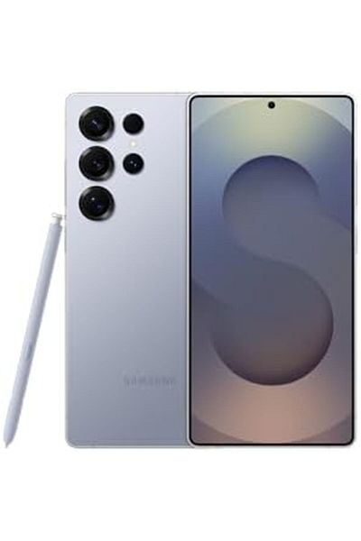 Samsung Galaxy S25 Ultra AI smartphone, 256GB Storage, 12GB RAM, Blue Titanium Silver, Android, 200M