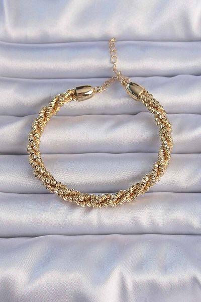 Skygo Brass Gold Color Spiral Model Bracelet - Tj-Bb6295