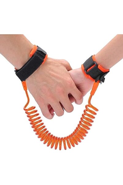 Other حزام مشي للأطفال بطول 1.5 متر، سلك مرن ملفوف مع سوار معصم مريح قابل للتعديل، مضاد للضياع