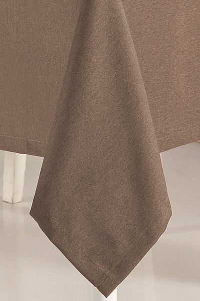 ASDİVA Медна покривка за маса 160x220 см, семпла, декоративна, за кухня, всекидневна, ресторант, кафене