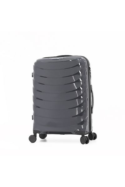 DILIXI Hardside Luggage Trolley Bag 3 Pieces set, Grey (S-20, M-24, L-28 Inch)