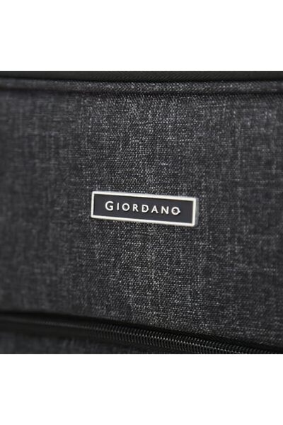 Giordano Travel Luggage Set of 3 Pieces with Double Spinner Wheels and Digital Lock - Grey