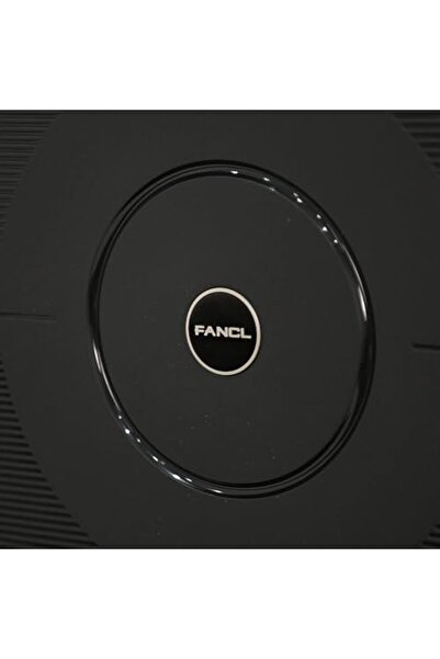 Fancl 3-Piece Hard Trolley Luggage Set, Black, Polycarbonate (PC)