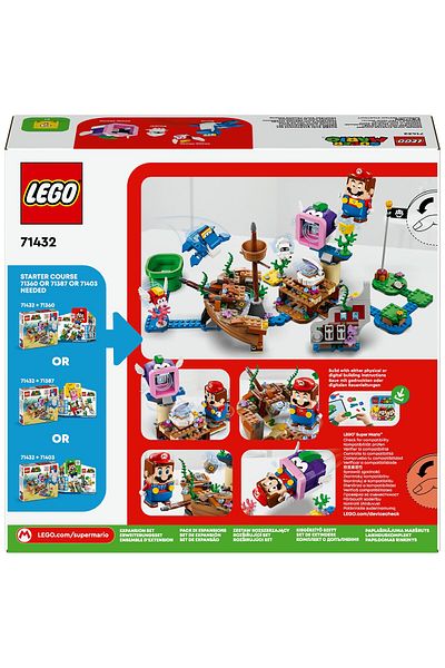 LEGO Super Mario Dorries Sunken Shipwreck Adventure Expansion Set 71432 500 Pieces