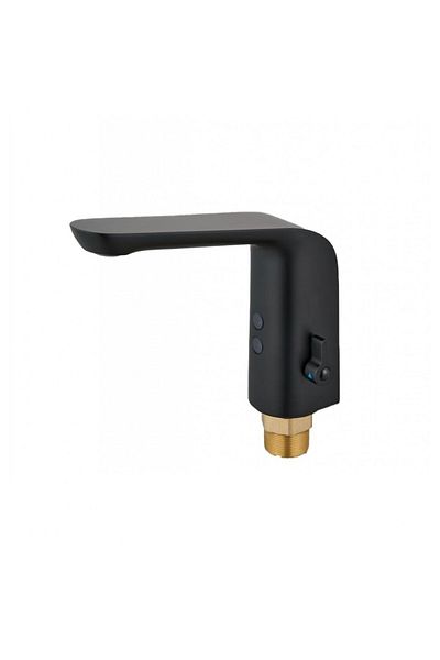 Smack Baterie Lavoar Cu Senzor Fotocelula 6v 220v TouchFlow Negru 8885 bk