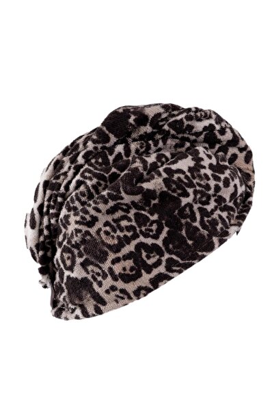 Ender Home Фен-шапочка для сушіння волосся з принтом, з кнопками, шапочка для волосся - леопардовий принт