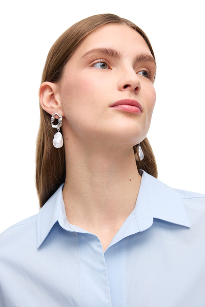 Perspective Mavi Reps Зручна блузка з V-подібним вирізом