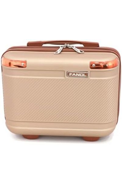 Fancl Trolley Bag Set - 3 Trolley Bags + Makeup Bag (Champ, 4-Piece Set)