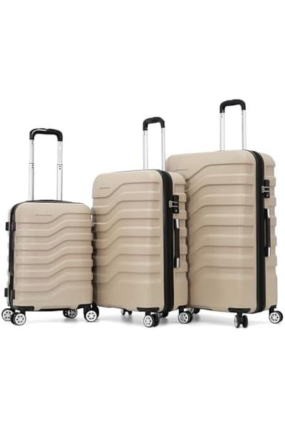 Giordano Travel Suitcase with Dual Spinner Wheels ABS Material 25/1648110/3TR
