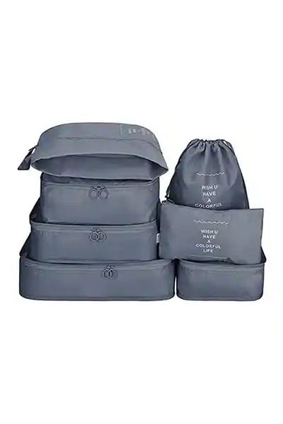 COOYA 7 sets of storage bags, save time and space, suitable for family vacation, camping, travel