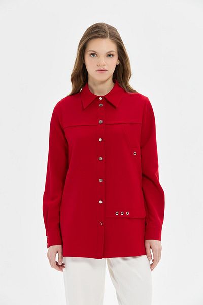 Esswaap Stretchy Fabric Weartunic Red