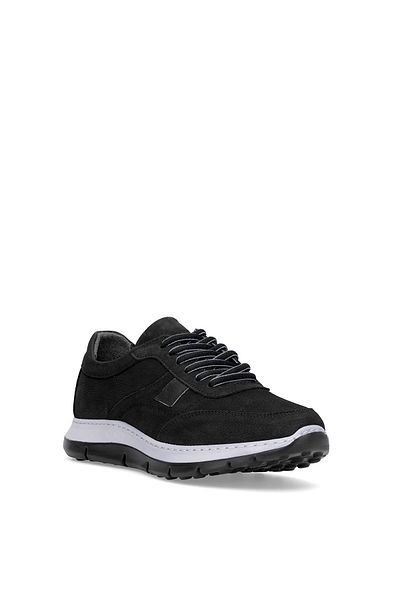 Ayakkabı Fuarı Elit Slocs121N Men's Genuine Leather Casual Shoes Black