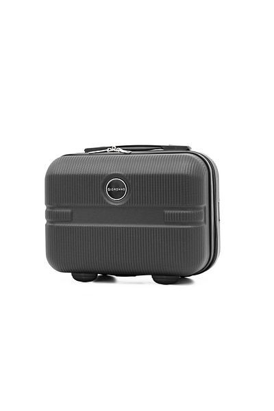 Giordano Abs Trolley Luggage Set, 3Tr+2Bc, with double spinner wheels and TSA lock