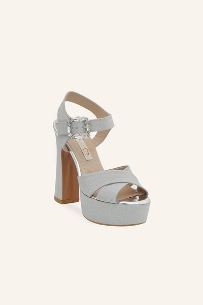 MARCATELLI Pantofi cu toc Silver Sim So Vera