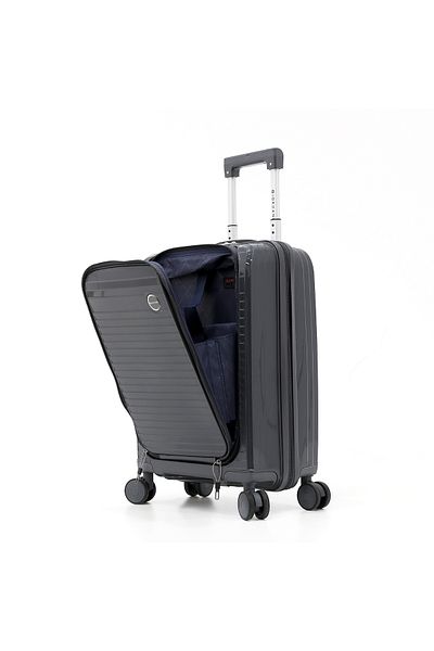Giordano Unbreakable Hardshell Pp Luggage Trolley Bag 20 Inch Cabin Size With Double Spinner Wheels,