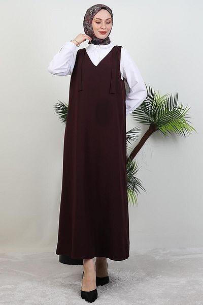 GİYZAMİLA Κορδόνι από τον ώμο Gilet Plum