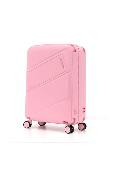 SONADA Hardshell Luggage Trolley Bag 3 Pieces Set, Pink (S-20", M-24", L-28")