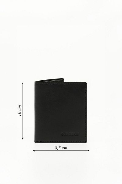 GÖNDERİ(R) BLACK Genuine Leather Men's Wallet 06697