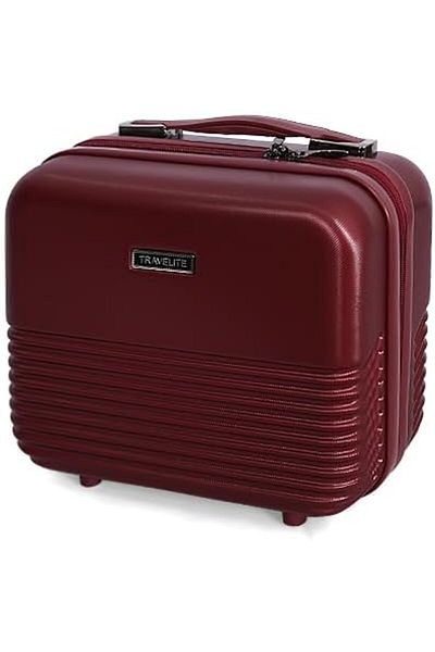 Travelite Hard-side Travel Bags With Double Spinner Wheels 26/308/3tr Bc Burgundy