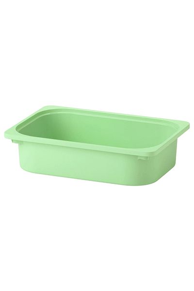 IKEA Toy Storage Box, Light Green, 42X30X10 cm