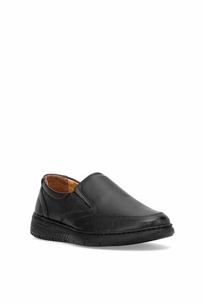 Ayakkabı Fuarı Elit Sledu01C Men's Genuine Leather Casual Shoes Black