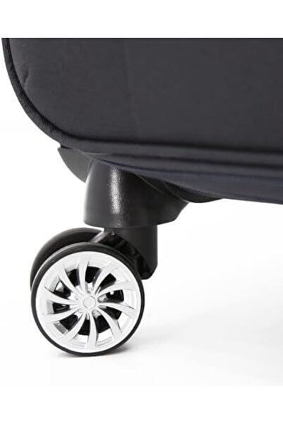 DILIXI Polyester Trolley Luggage Set for Unisex, 3 Pieces (L 28, M 24, S 20, Grey)