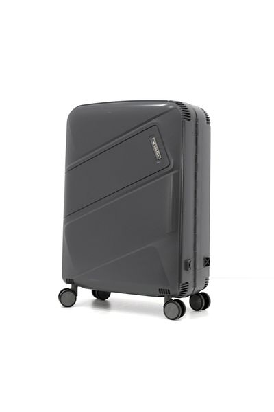 SONADA Hardshell Luggage Trolley Bag 3 Pieces Set, Grey