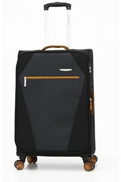 Giordano Soft Travel Bags With Double Swivel Wheels 25/166341/3tr Black